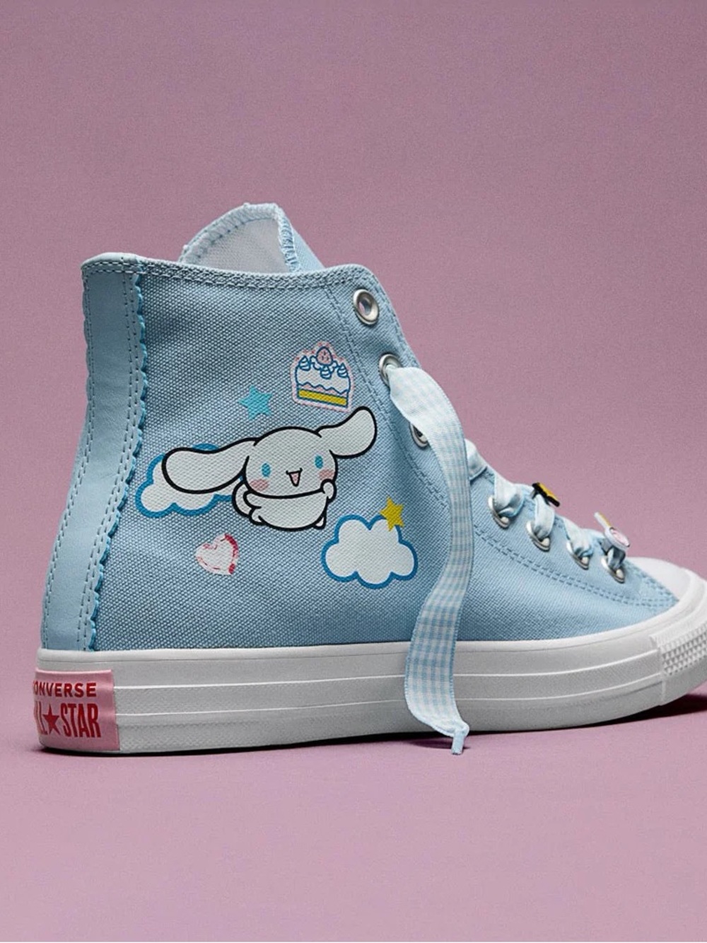 Converse x Sanrio Light Blue High Top Sneakers - Picture 3 of 5